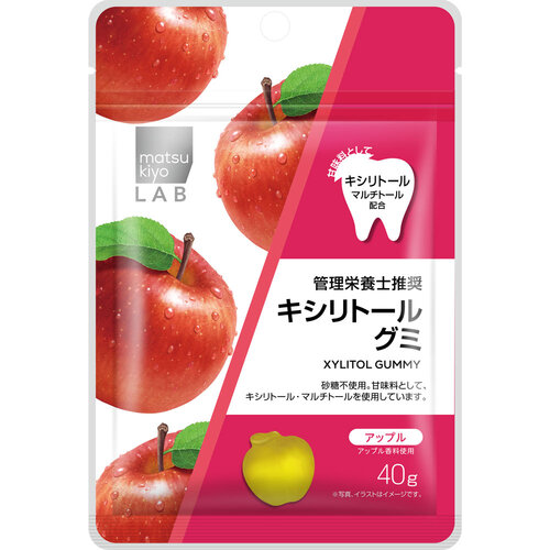 matsukiyo LAB 木糖醇蘋果軟糖  |獨家商品|食品|零食