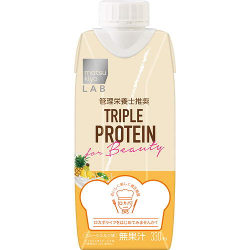 matsukiyo LAB 三倍蛋白質飲品 雜果味  |獨家商品|食品|飲品