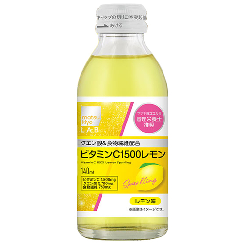 matsukiyo LAB 維他命C 1500 碳酸飲品 檸檬味  |獨家商品|食品|飲品
