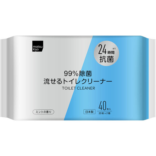 MK 廁所用清潔濕紙巾(40張)  |獨家商品|日用品|家居清潔