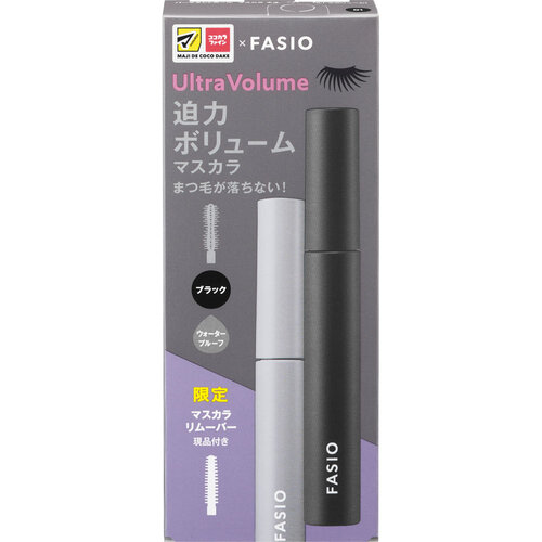 FASIO持久自然捲翹極緻迫力濃密防水睫毛液套裝 01濃黑  |獨家商品|化妝品|彩妝