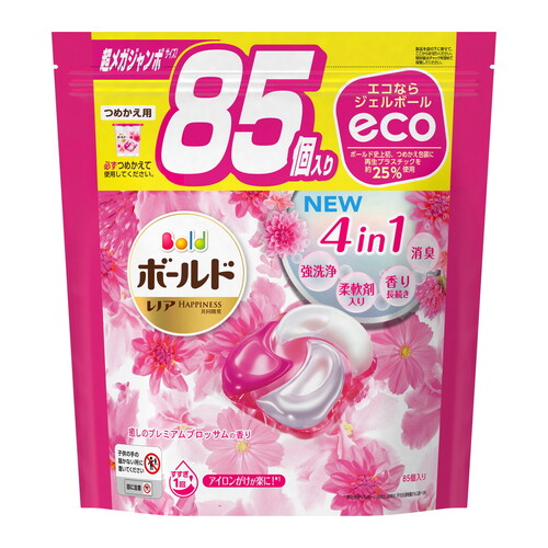 BOLD 4D 消臭柔順洗衣球 頂級粉紅花圃 超級珍寶裝  |獨家商品|日用品|洗衣用品